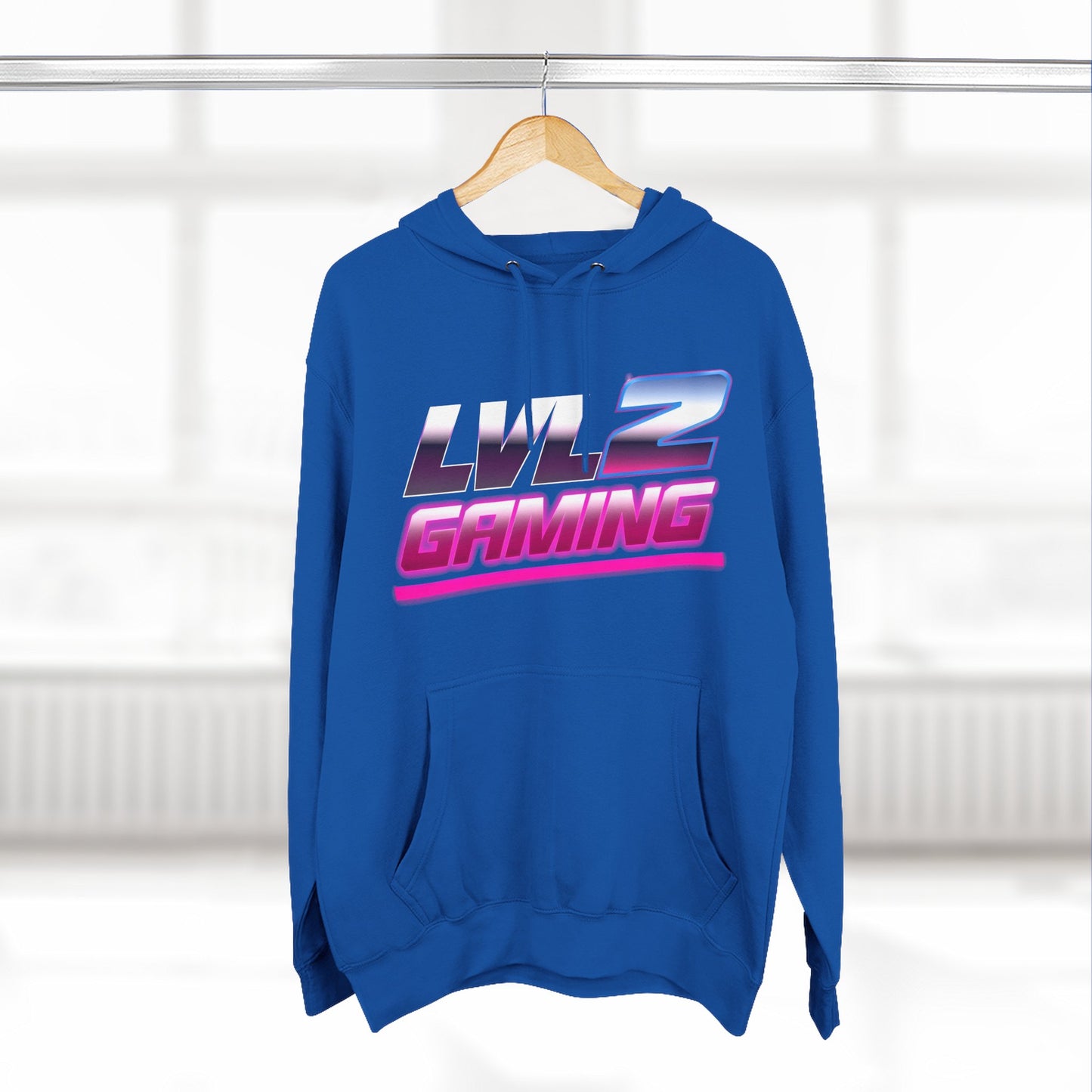 Three-Panel Fleece Hoodie