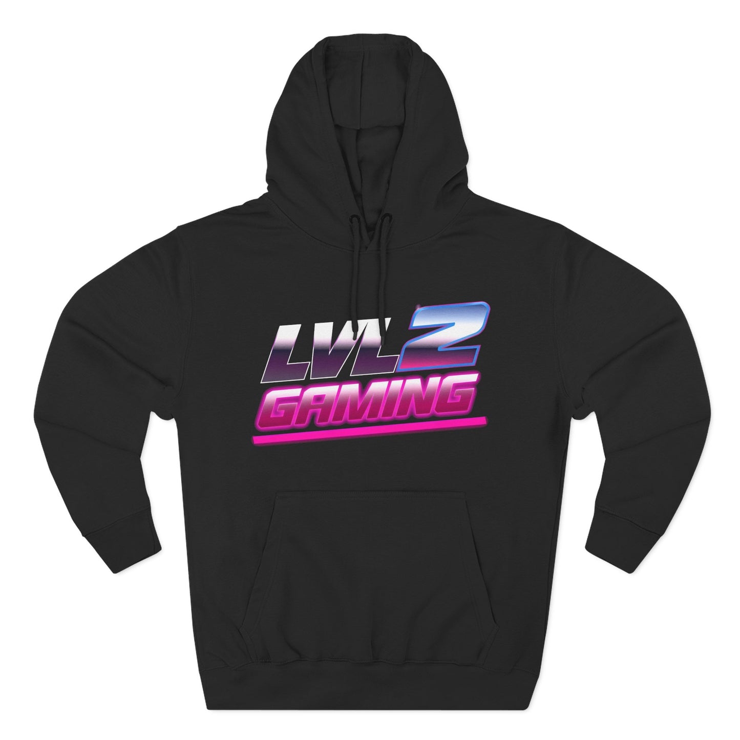Three-Panel Fleece Hoodie