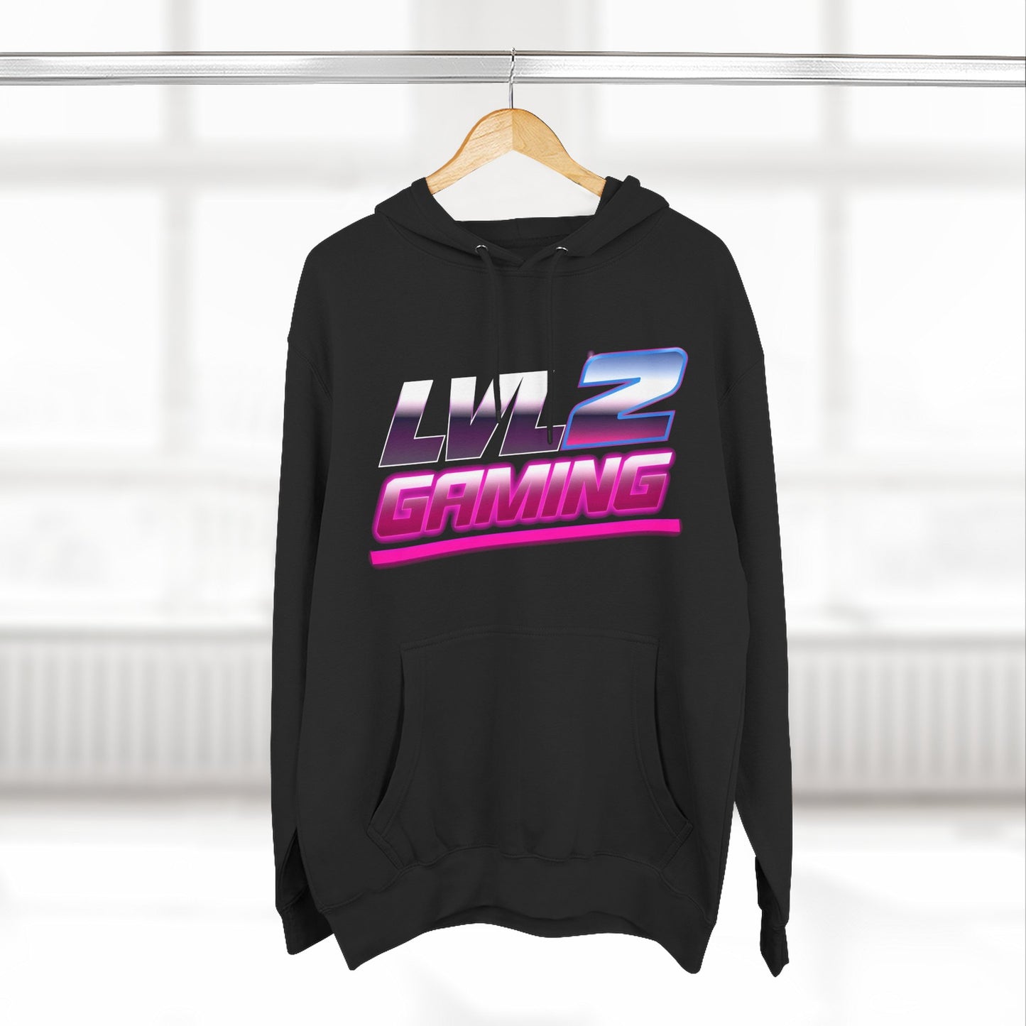 Three-Panel Fleece Hoodie